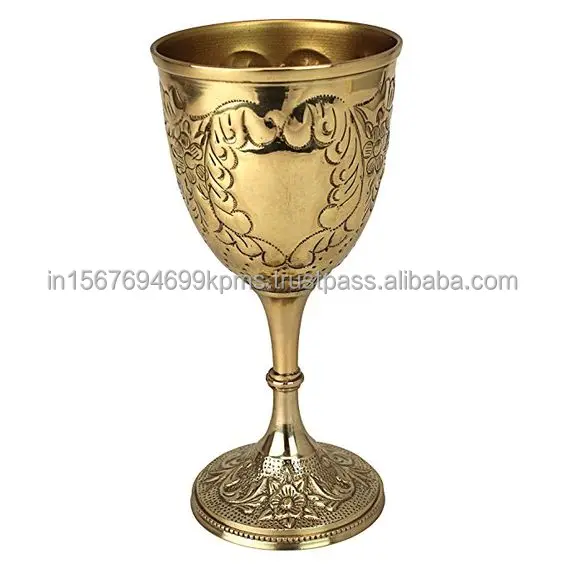 Premium Style Royal Chalice For Jerusalem Church Supply Precious Celebration Drinking Luxury Grapewine Cheers Chalice With Logo