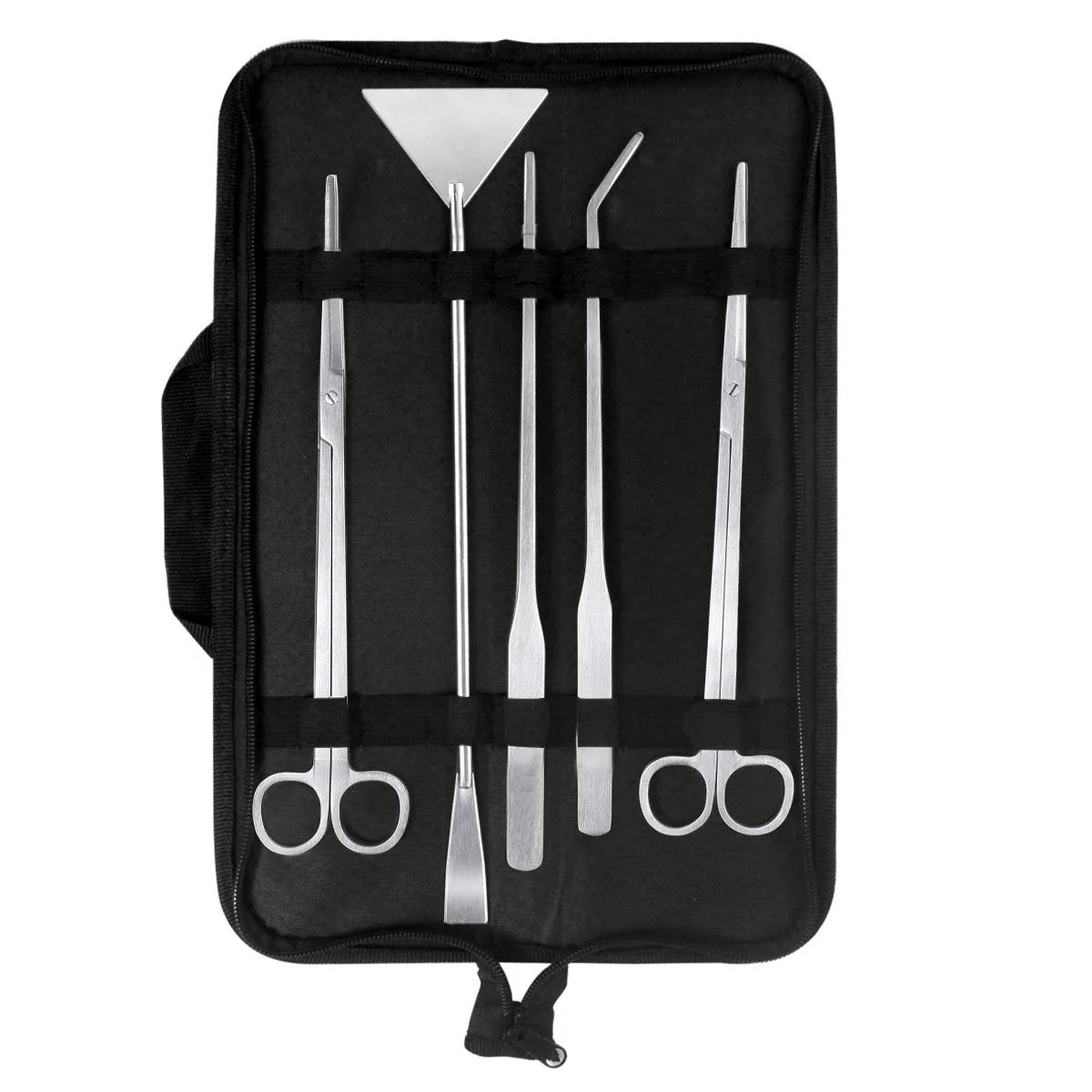 Aquarium Landscaping Tools Set Algae Scratcher Tweezers Plant Scissor Tweezer Straight / Curved / Waved