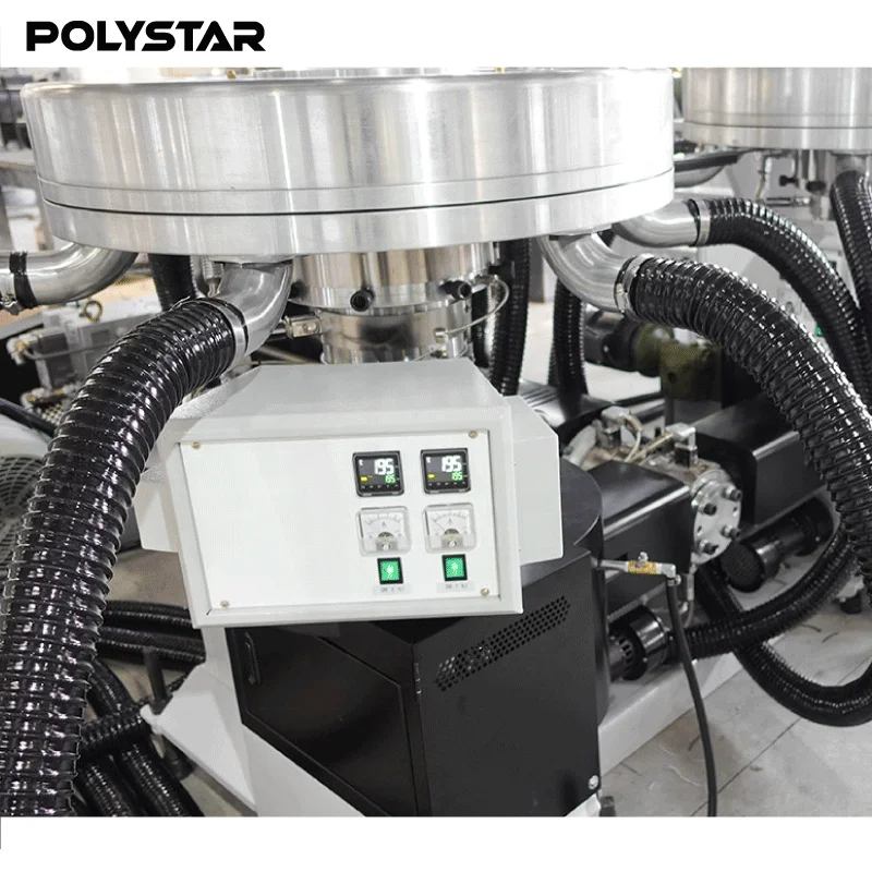 Двойная головка 650 мм машина для выдувания пленки HDPE LDPE