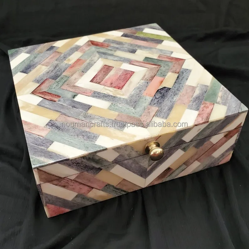 high quality bone inlay jewelry box wholesale / cosmetics box /  jewelry storage box