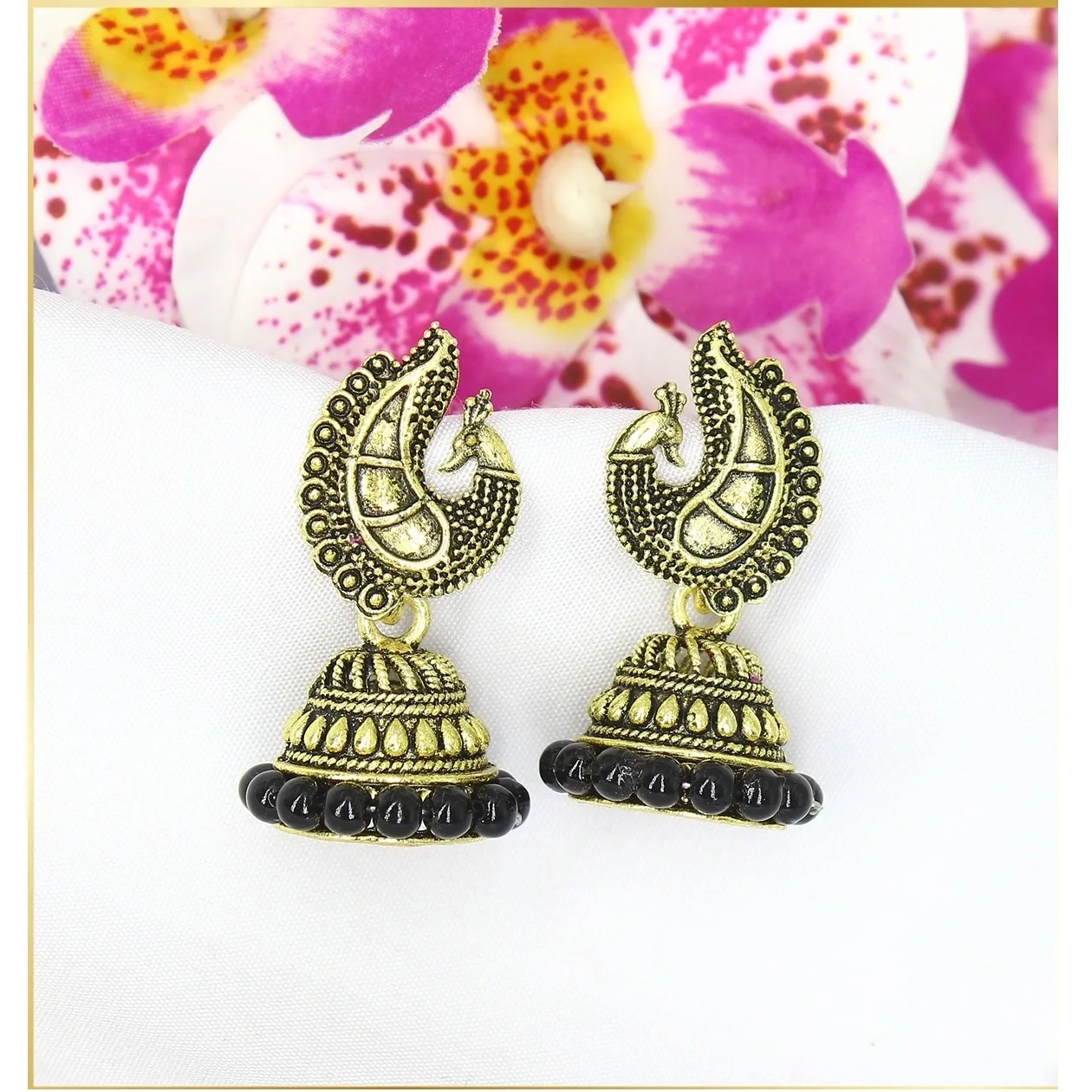 Серьги от производителя индо Западного Минакари ювелирные изделия Jhumka серьги с золотым покрытием на экспорт индийские Дубай