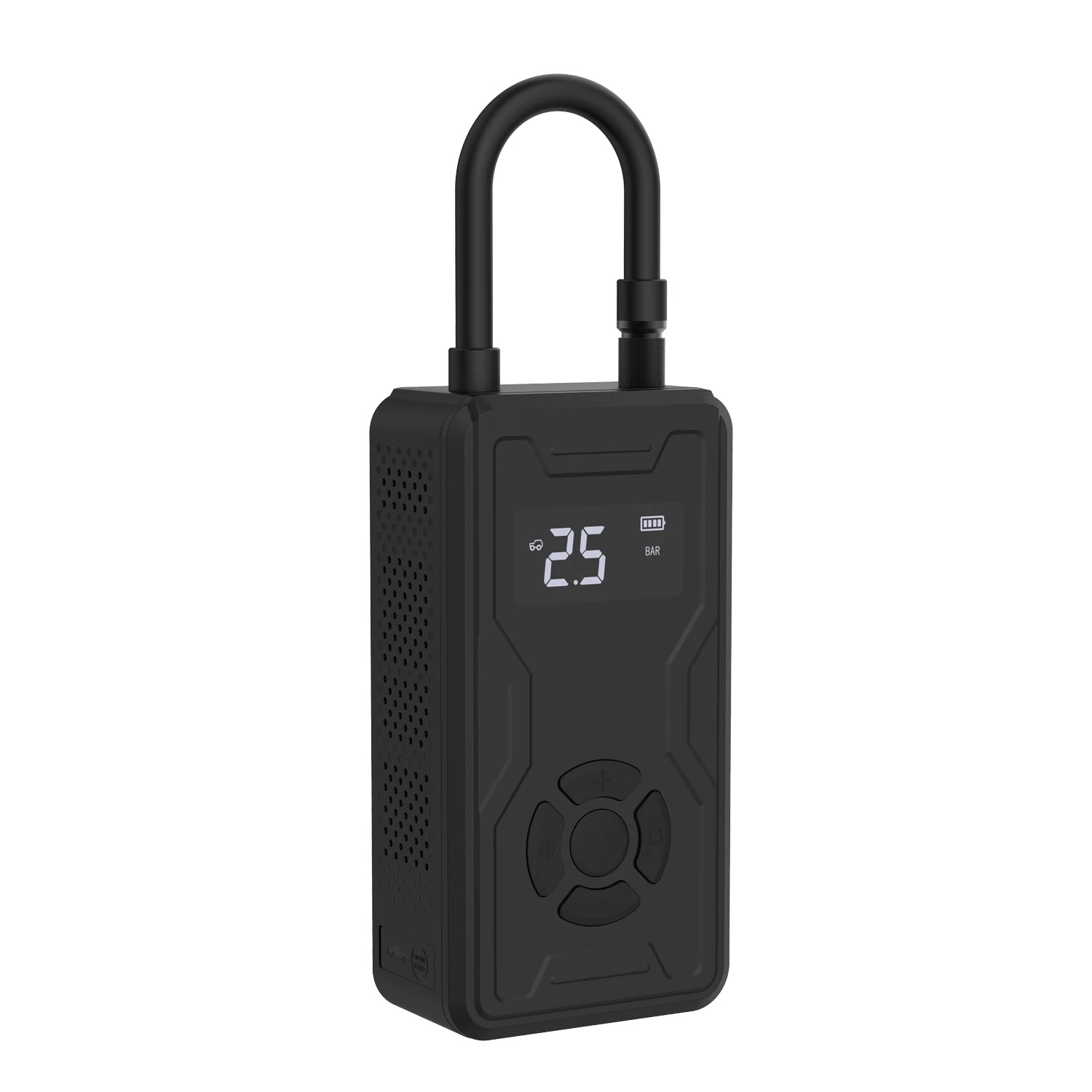 14.8V 600A car jump starter with air compressor 6 in 1 multi-function portable high power jump starter