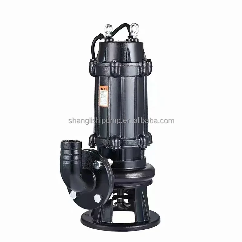 Waste Dirty Water Pumps Grinder Cutter Dewatering Centrifugal Submersible Sewage Pump