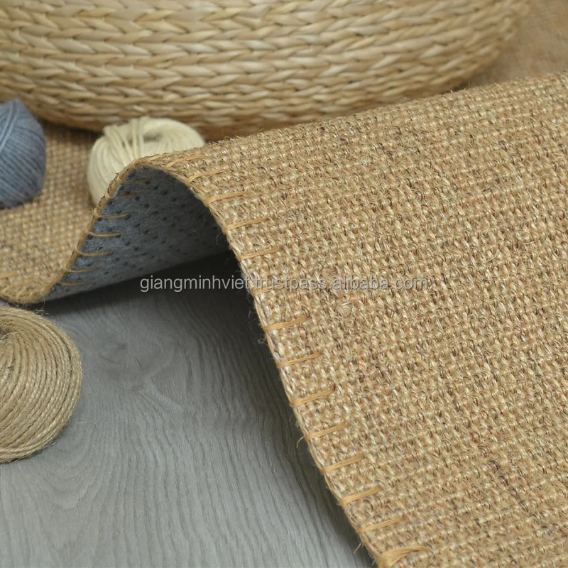2021 модный плетеный вручную натуральный джутовый коврик для фермерской зоны ковры и напольные сделано во Вьетнаме