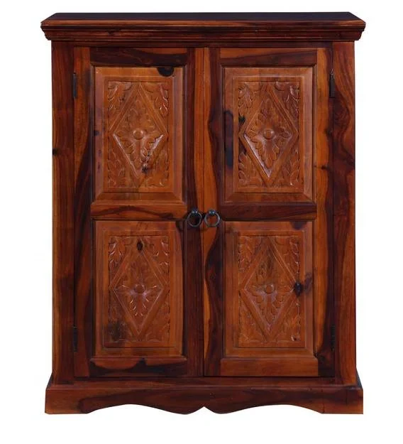Industrial Vintage Bar Cabinet Indian Sheesham Wood High End Bar Cabinet Jodhpur Handmade Wine Bottle Storage Racks Bar Cabinet