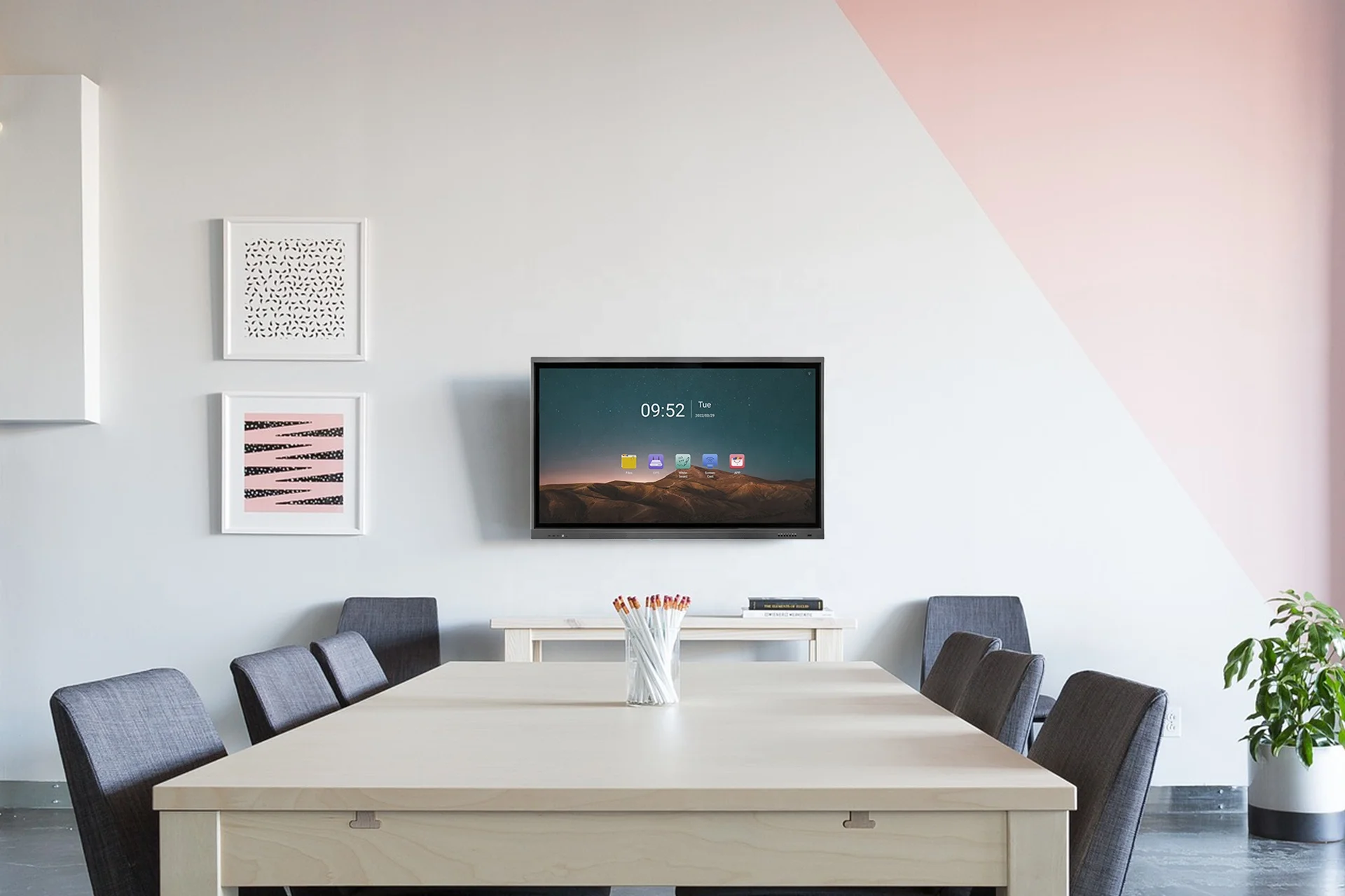 65 inch, 75 inch, 86 inch smart board for teaching