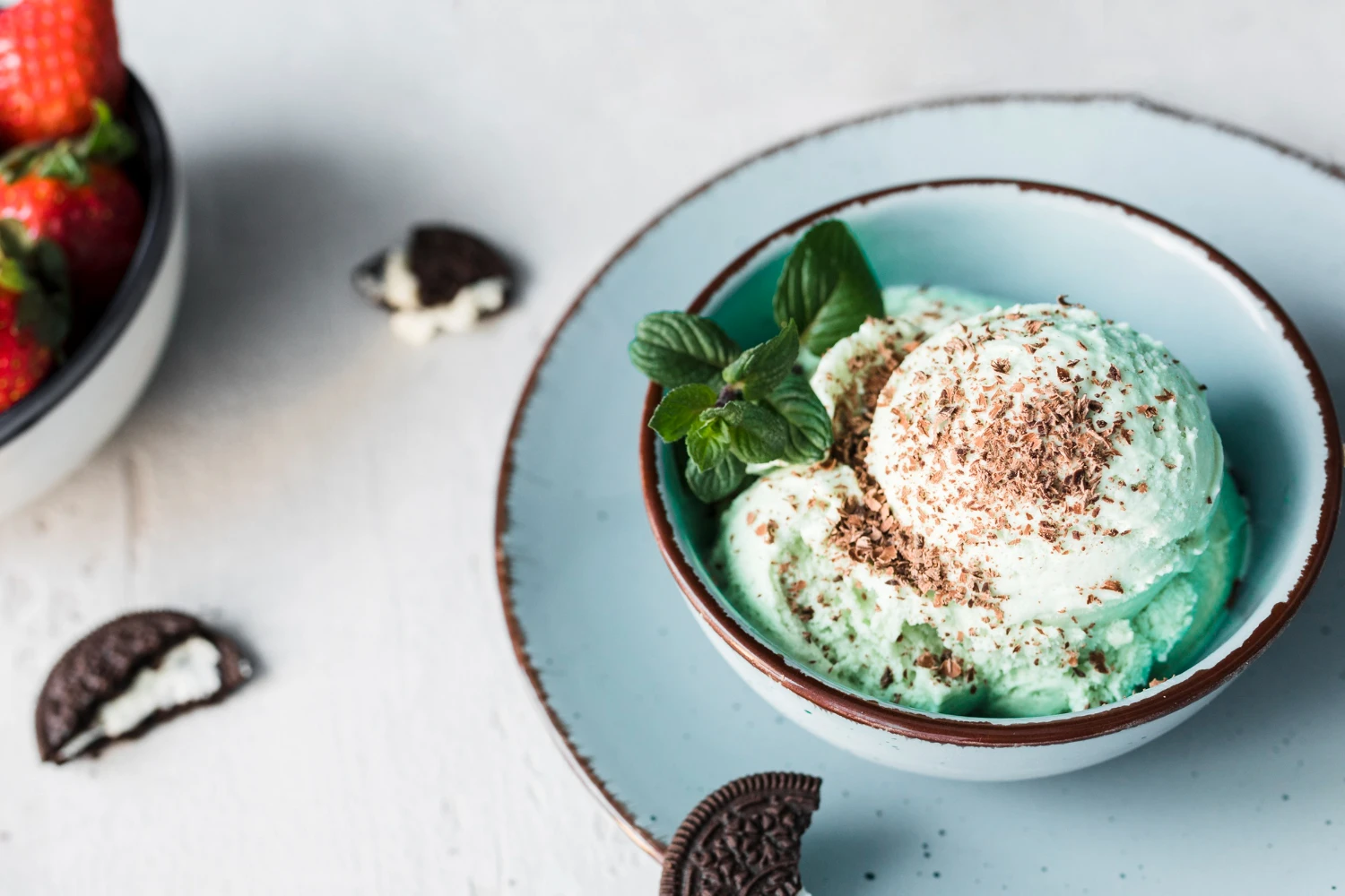 Высококачественный порошок мороженого, приготовленный в течение 10 минут, мятный вкус, мороженое, возможность франшизы, Международный