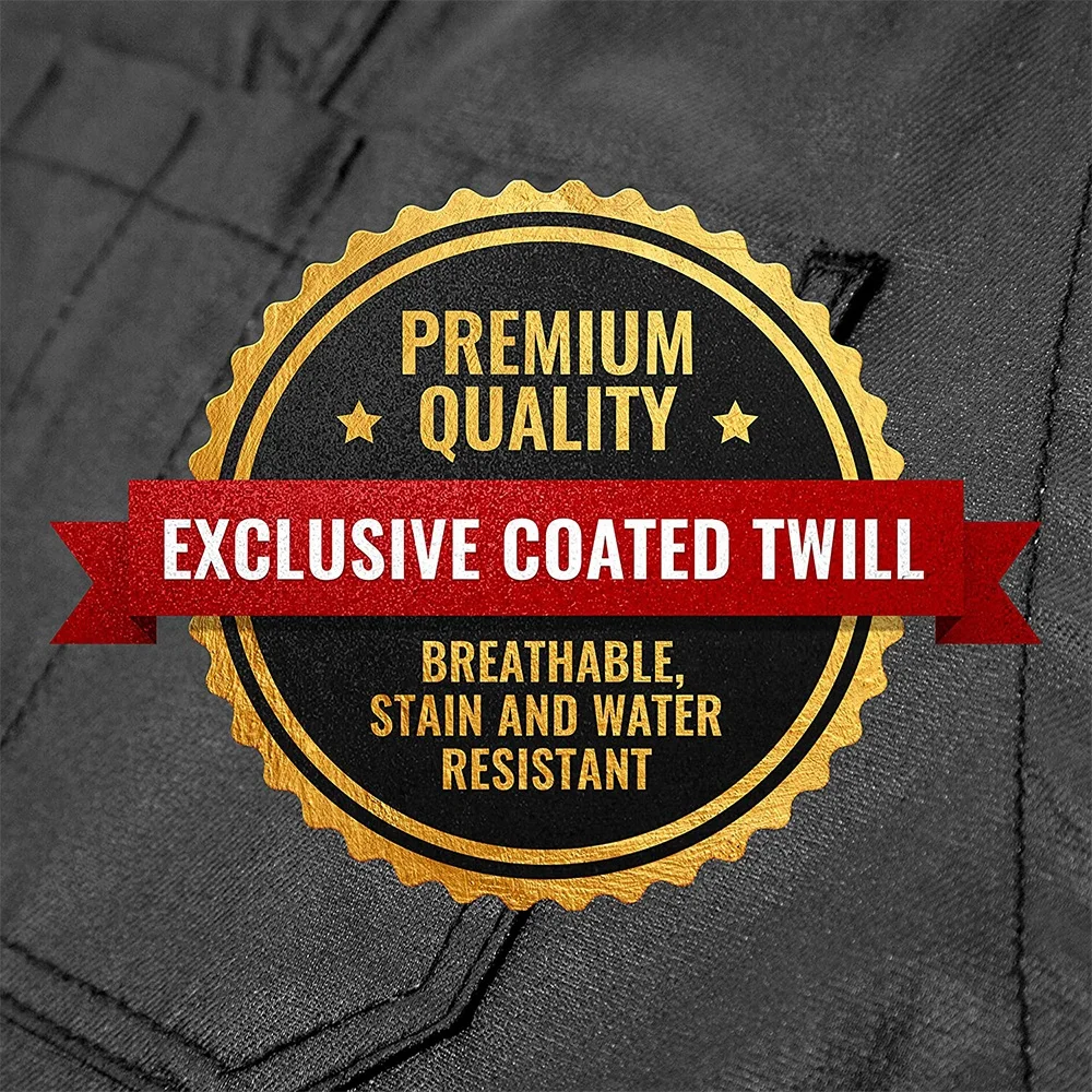 Leather Canvas Kitchen Aprons for Woman Men Chef Stylist Apron Shop Cafes Beauty Nails Studios Uniform Grill Restaurant Bar Dye