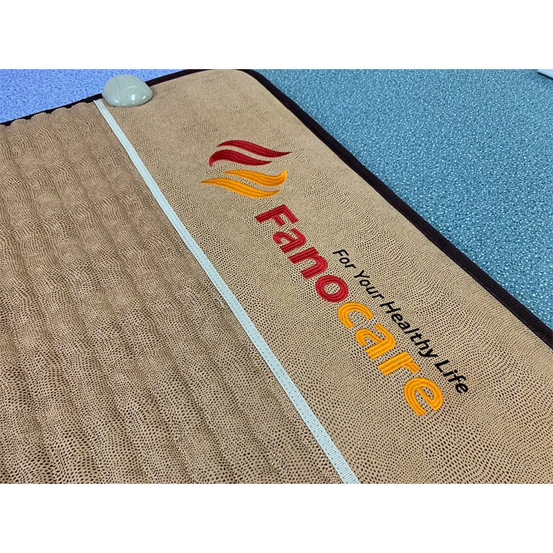 nuga best bed massage bed thermal therapy amethyst mat Health care wellness products infrared mat with healing crystals