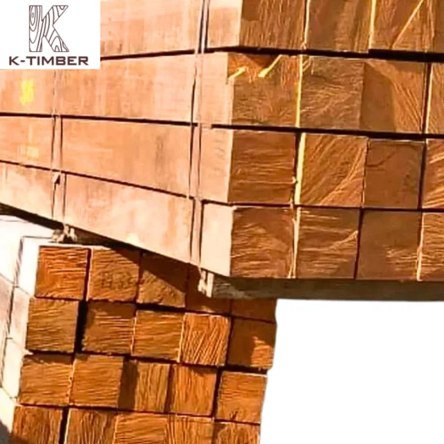 Acajou D African Pressure Lumber Africa Wood Hardwood Flooring Block Board Wooden Solid Hardwood Lumber Wood For Construction