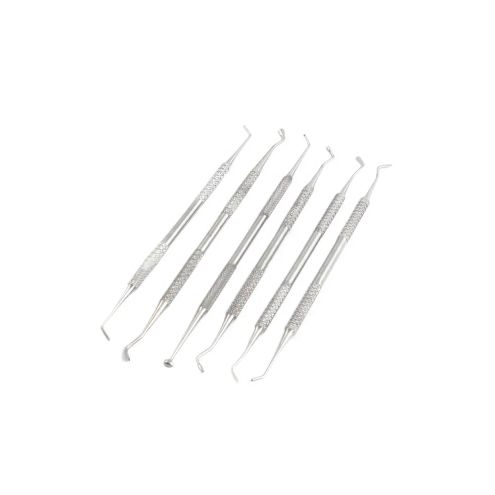 Dental Amalgam Composite Plastic Filling Set Dental Basic Kit Dental Composite Filling Instrument  Hollow Handle Instruments