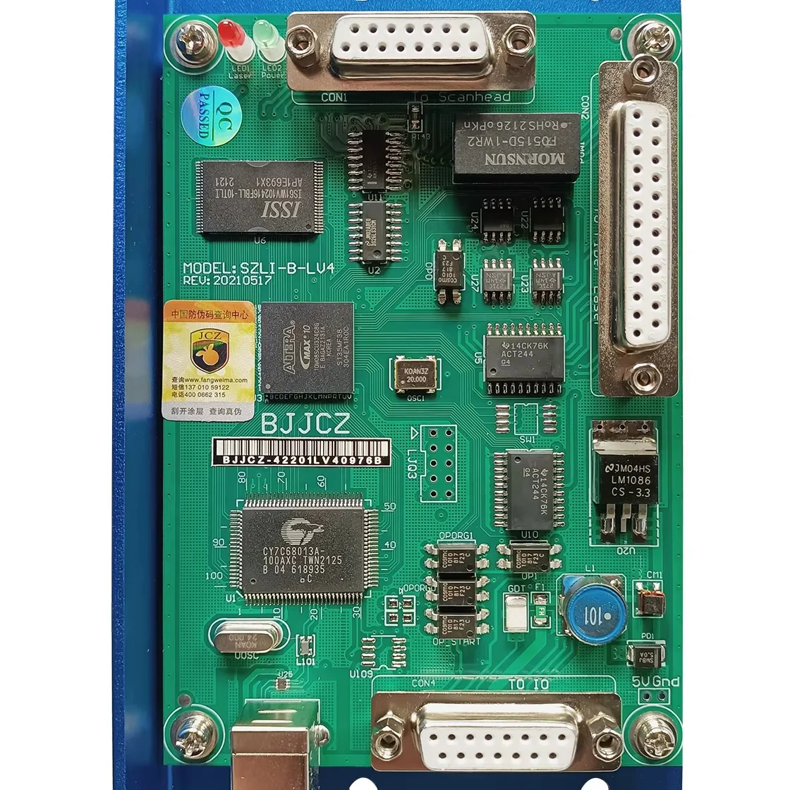 For CO2 and UV laser source Control Board for basic 2D laser processing laser marking for non-metals