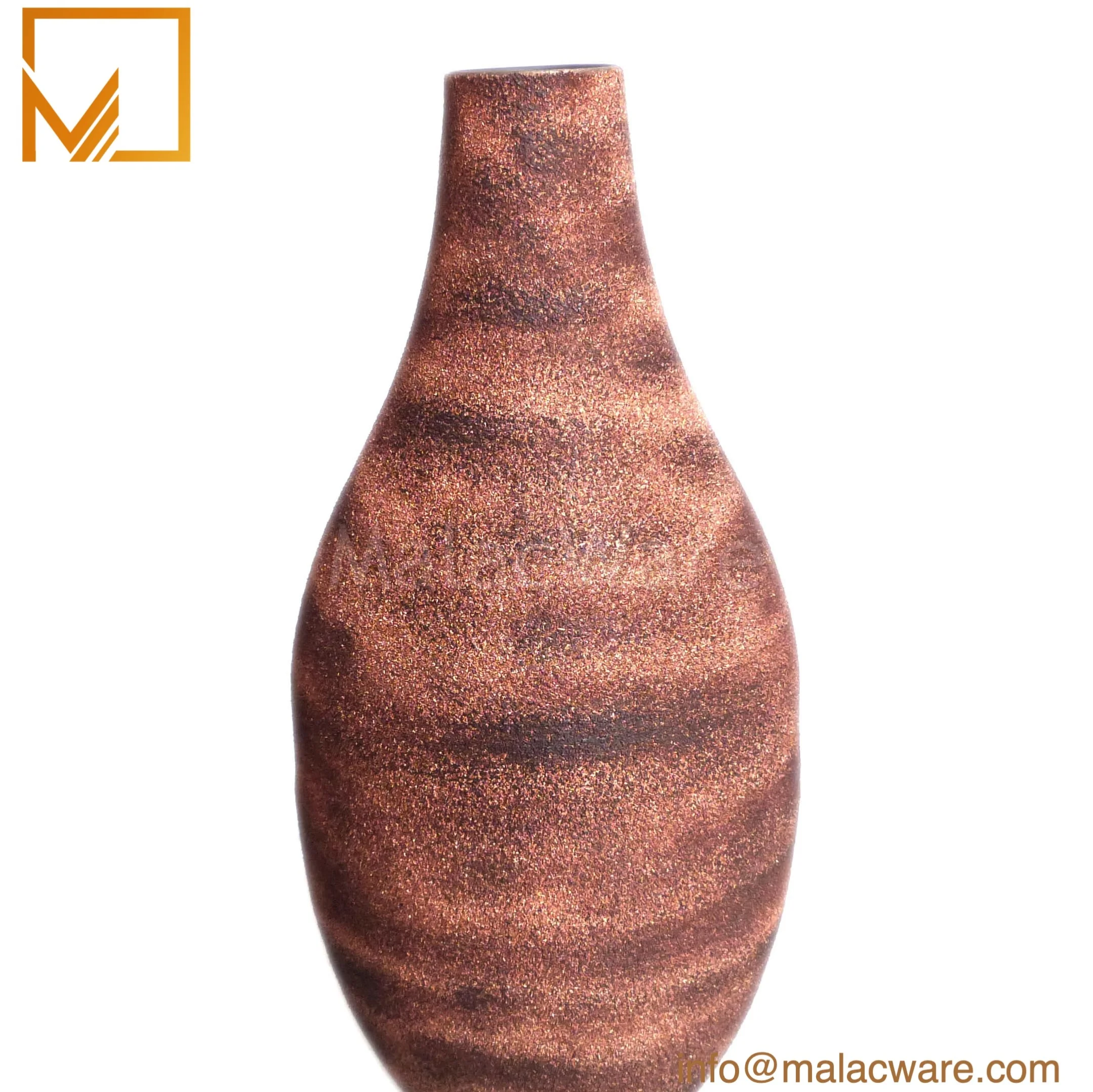 Hot sale handmade vase designs home decoration mirror finishing  recycled aluminum vase