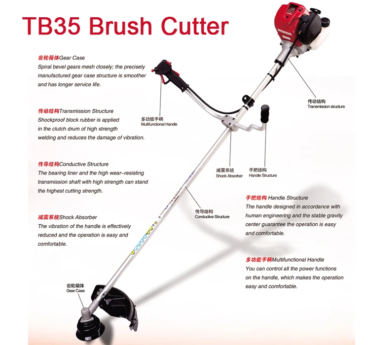 Hand Grass Cutter Machine Backpack 2 Stroke Brush Cutter /grass Cutter Gasoline Grass Trimmer