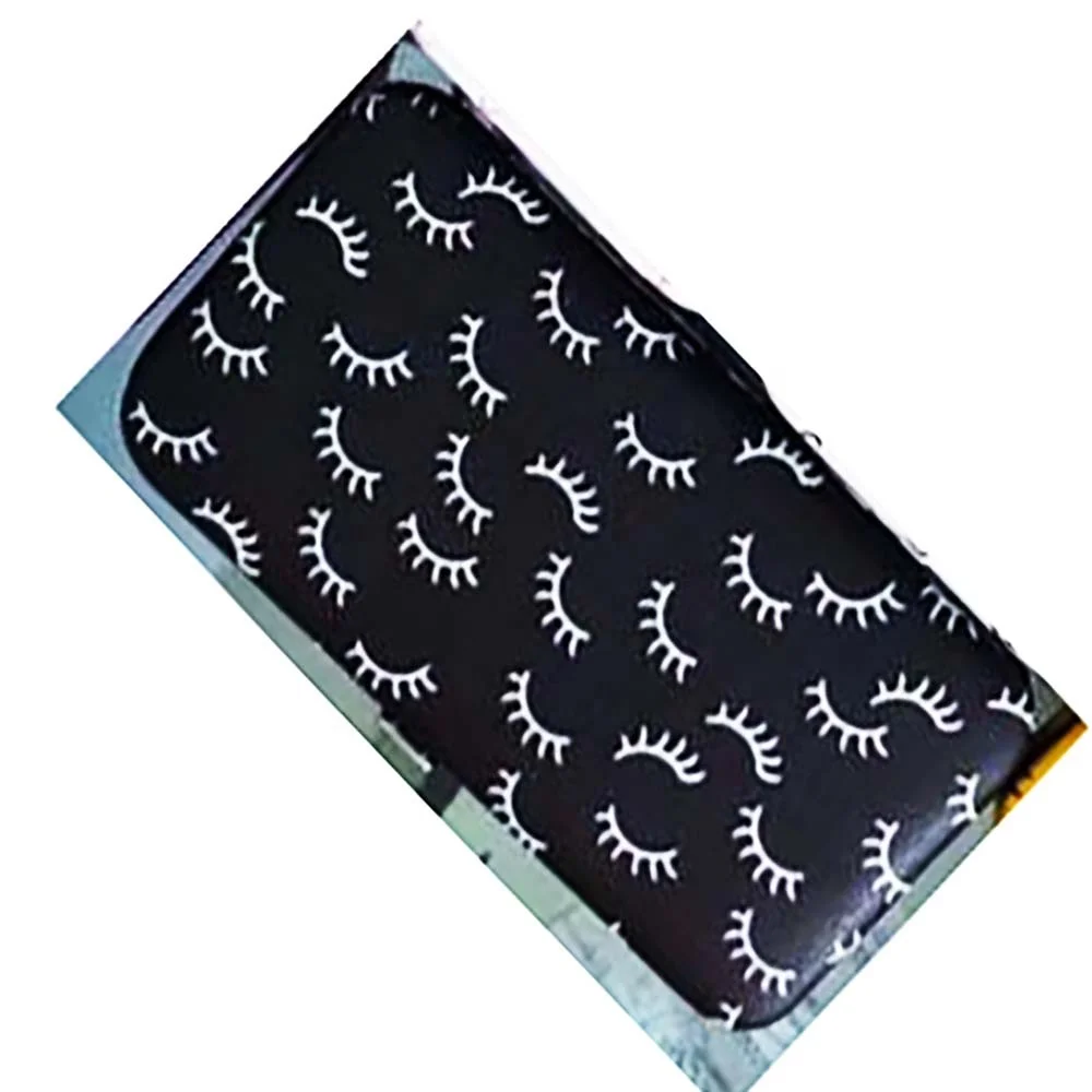 ASAP sustainable Empty Plastic Makeup Organizer Container Squared False Eyelash Care Storage Case Eyebrow Applicator Storage Box