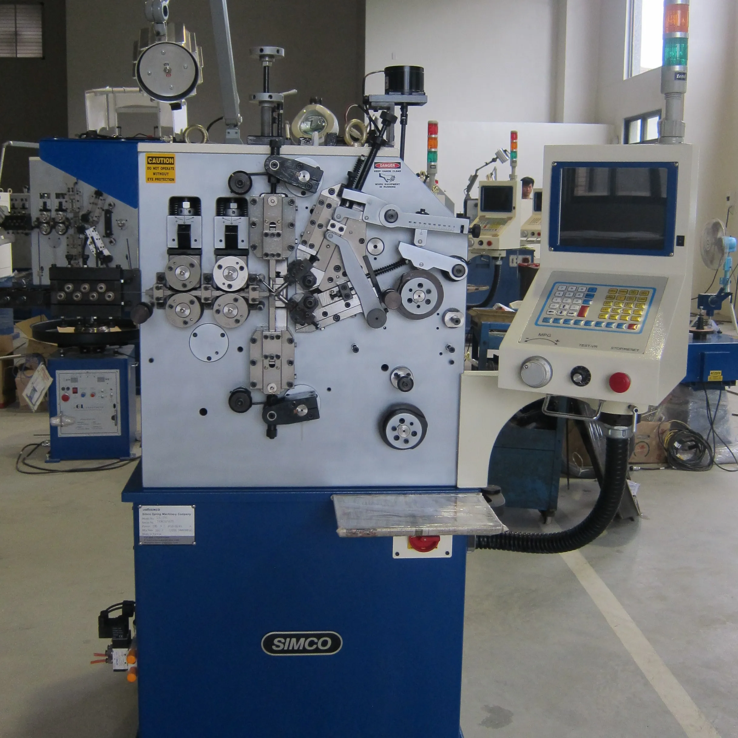 simco csc-216 simple to operate forming hook spring coiling machine