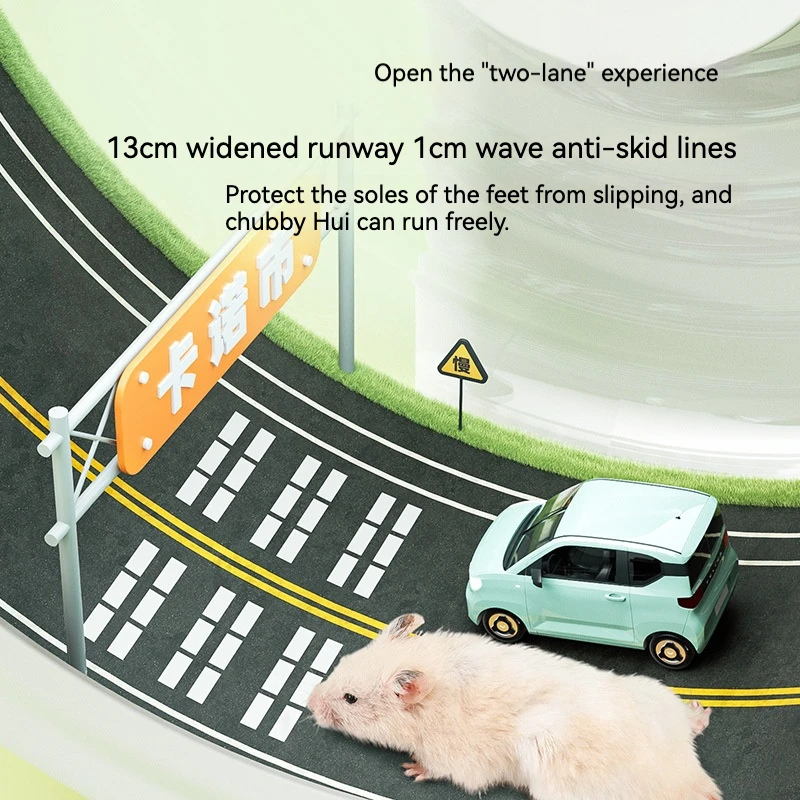 Newest Hot Selling Environmentally Friendly Acrylic Silent Hamster Running Wheel