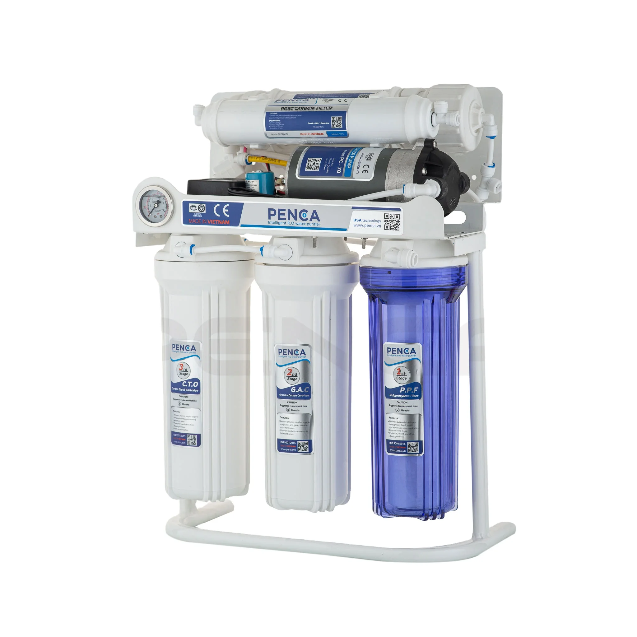 High Quality Automatic Water Dispenser Osmosis Inversa Water Filter System 5 Stage Carbon Filter RO Water Purifier and Dispenser