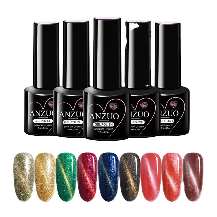 Wholesale 2022 Top Brand Nail Polish Gel 36 Colors Cat Eye Best Own Brand Color Uv Ultraviolet Nail Polish Set