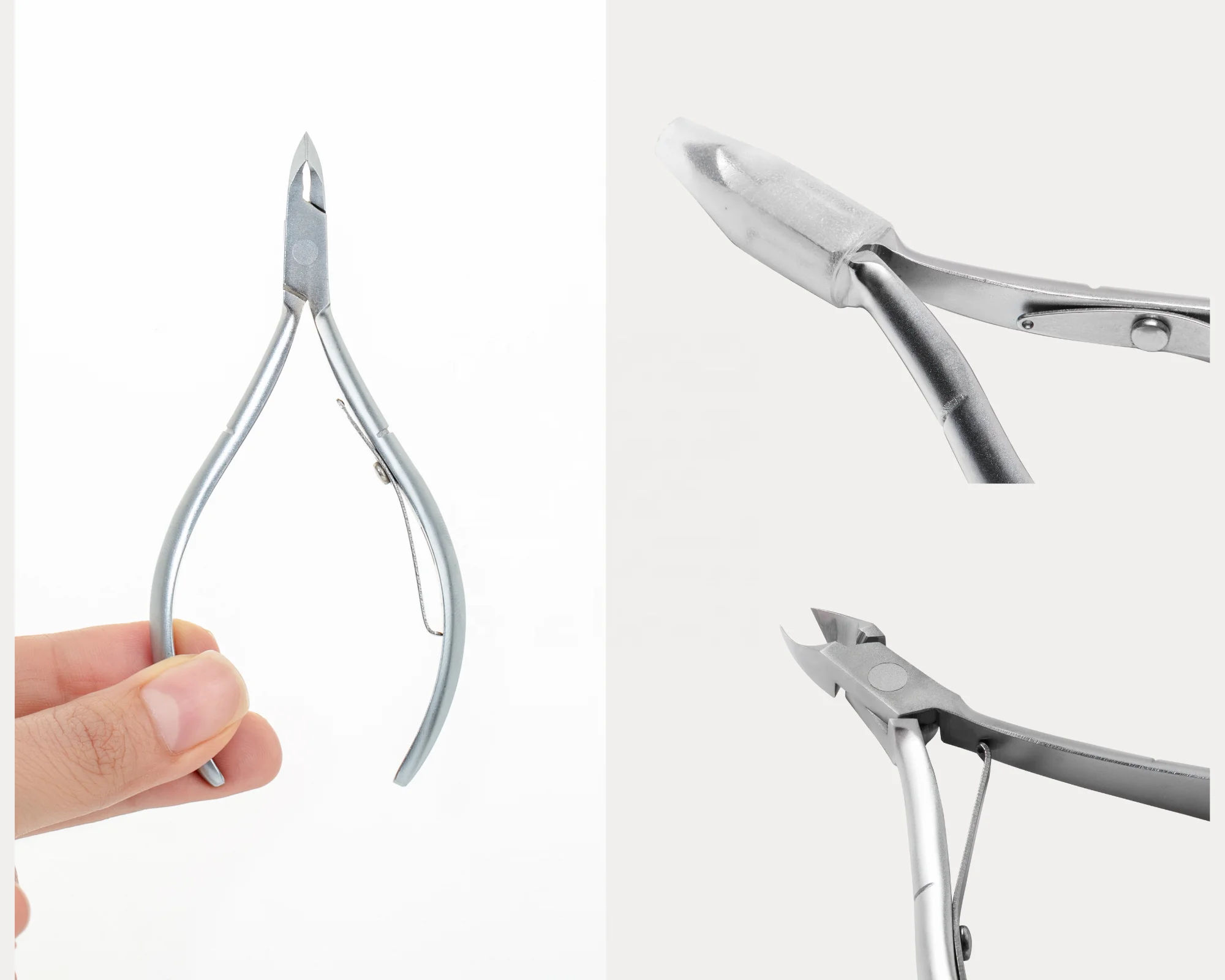Best Quality Long Handle Full Stainless Steel Nippers Manicure Pedicure Tools With Customized Logo And Packaging