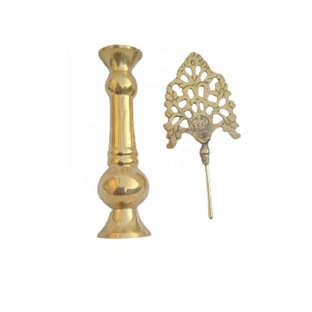 Brass Surma Dani Khol Holder Brass Metal Engraved with Floral Designs Use to Hold Kajal Showcasing Beautiful Metal Surma Dani