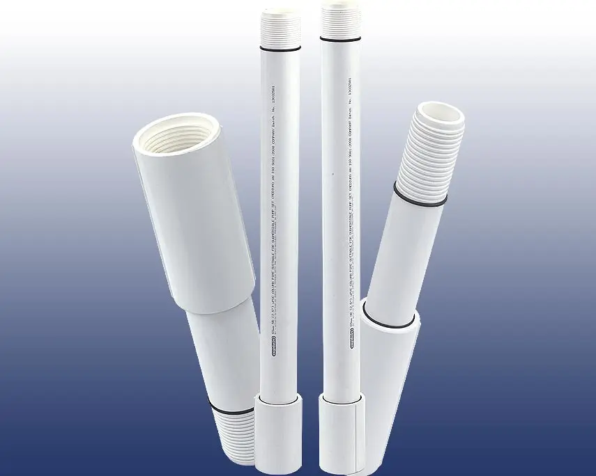 ISO Standard Slotted Pvc Filter Pipe UPVC Column/Riser/Drop Pipe Borewell Water Well Tube Well