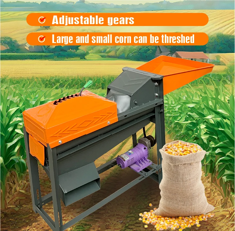Multtifunctional Automatic Corn Maize Thresher Machine Electric Corn Sheller Machine Maize Sheller Maize Thresher and Sheller