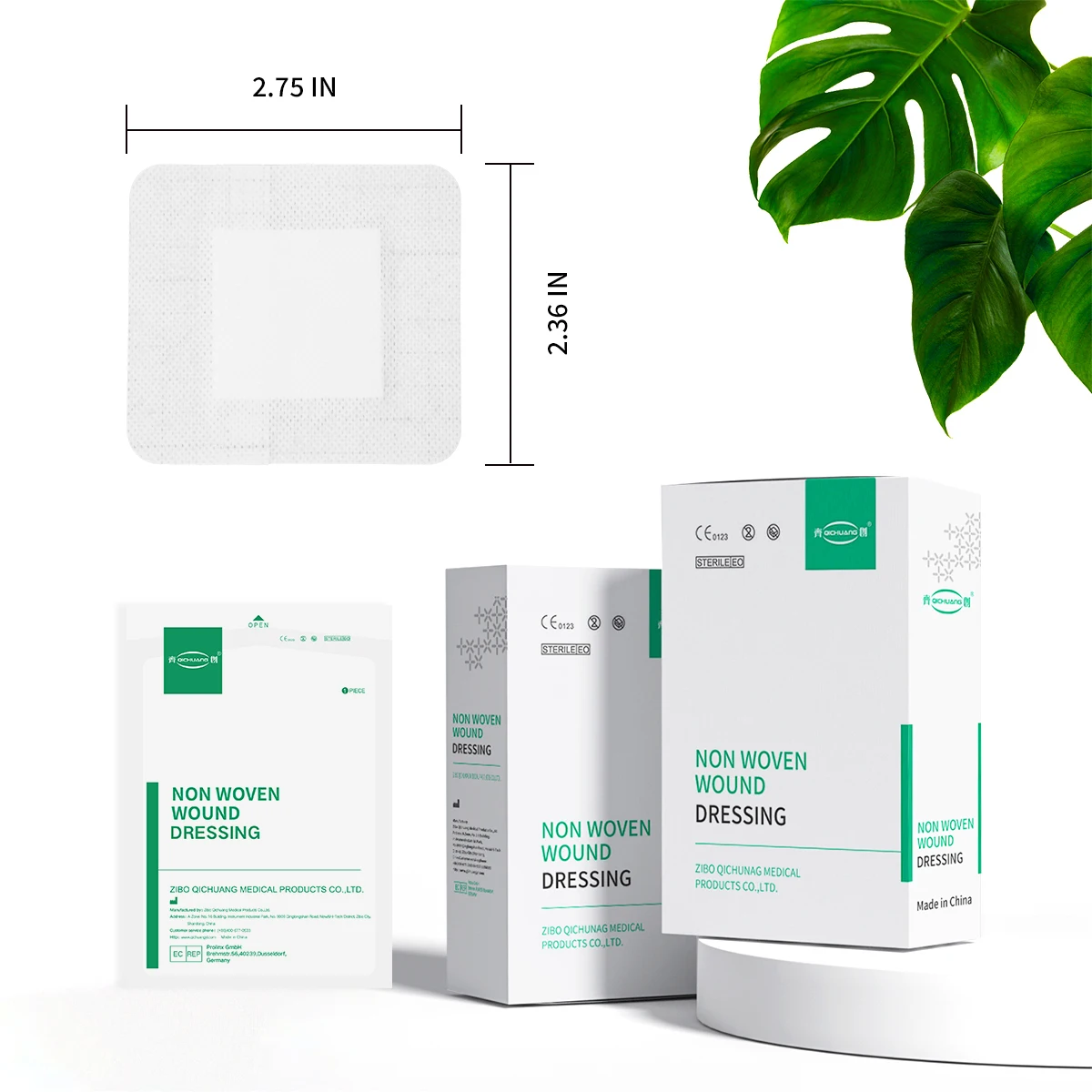 Breathable Adhesive Island Dressing Bandages Wound Bandage Patches Bordered Gauze with Absorbent Non Stick Pad