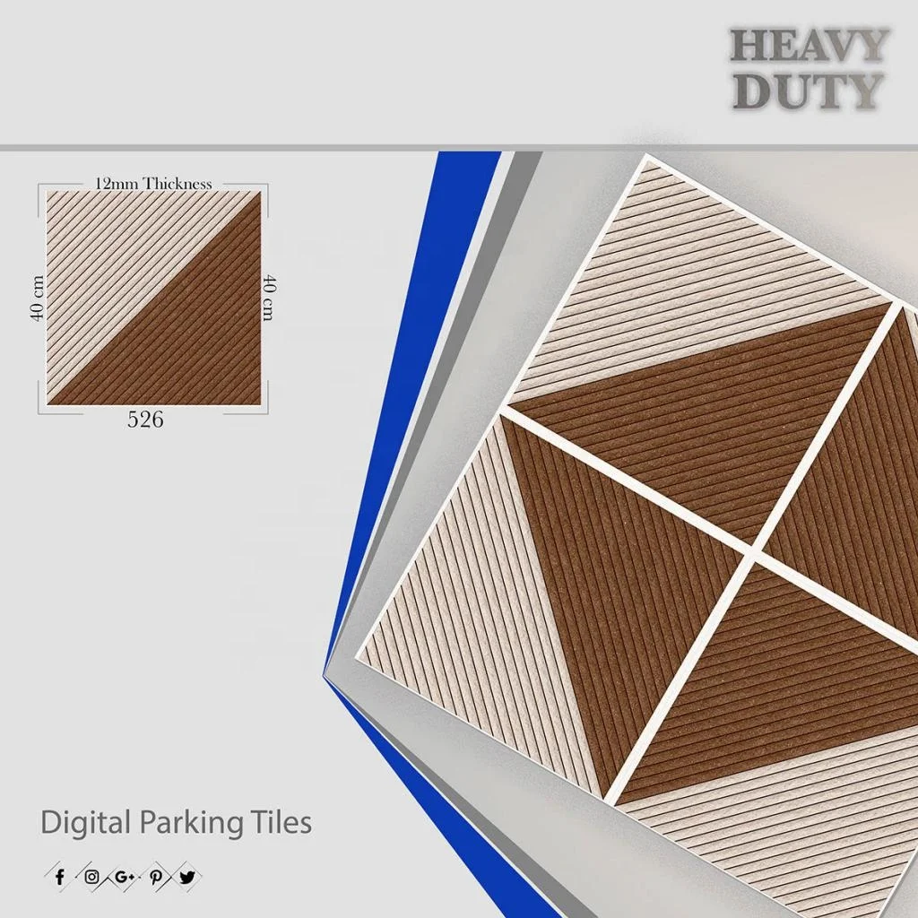 Green Color Garden Design Porcelain Digital Heavy Duty Parking Outdoor Tiles, 40X40cm, 16X16, 400 X 400 mm in Lowest Price