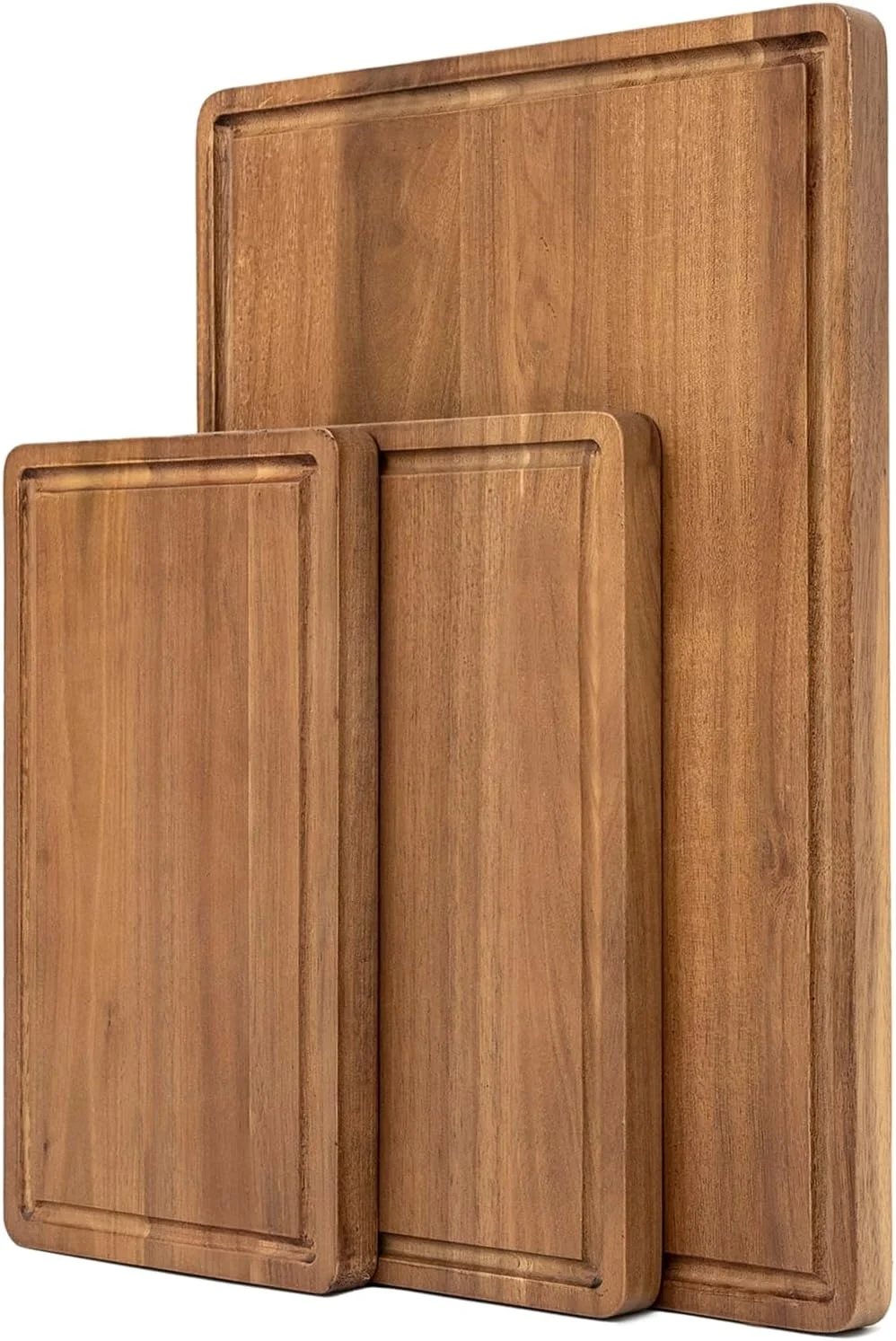 Экологичная деревянная разделочная доска кухонный набор из 3 предметов удобный сервировочный поднос для мяса сыра фруктов овощей