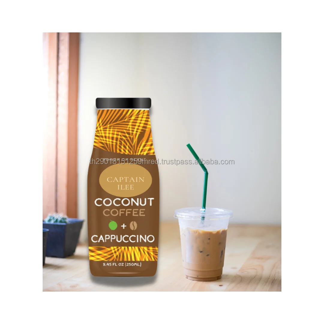 New Cappuccino Coconut  Coffee  Drink Nice Aroma Finest  Regular and Unsweetened Low Calories Dairy Free Gluten Free No Transfer