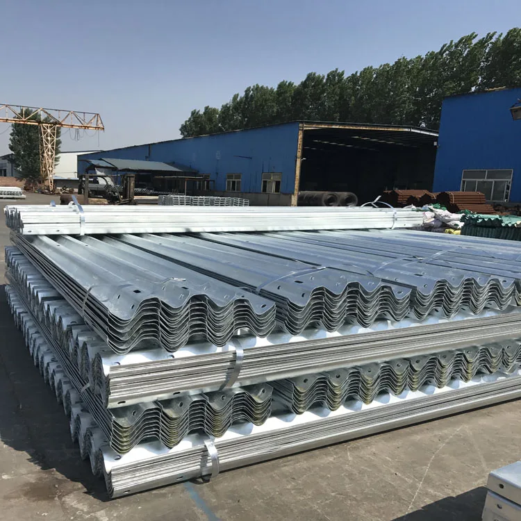 Traffic Guard Rail Highway High Speed Barrier High Speed Crash Barrier Highway Guardrail Galvanized Steel W Beam Road Guardrail