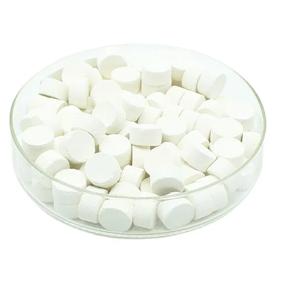 China manufacturer supplier zinc sulfide tablet white  99.99% ZnS tablet for coating film