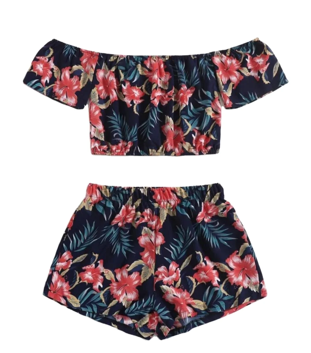Custom Hot Selling Women Sleepwear Cotton Pajama Set 2 Piece Sleep Wear Sets Nighty for Ladies Collection From Bangladesh