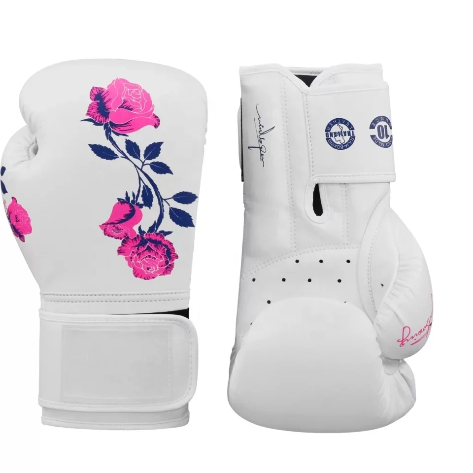 Высококачественные Боксерские перчатки из натуральной воловьей или искусственной кожи тренировочные боксерские