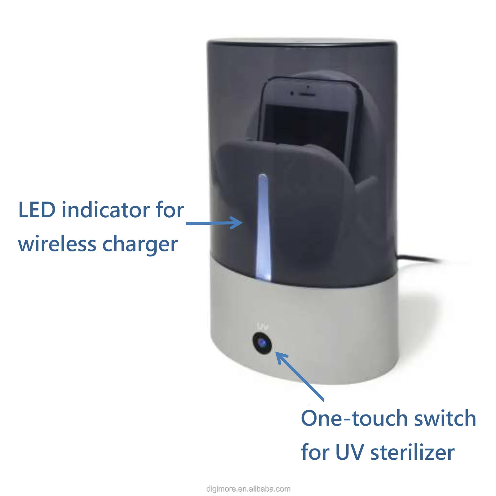 Light-weighted UV Disinfection Lamp Smartphone Mobile UV Sterilizer