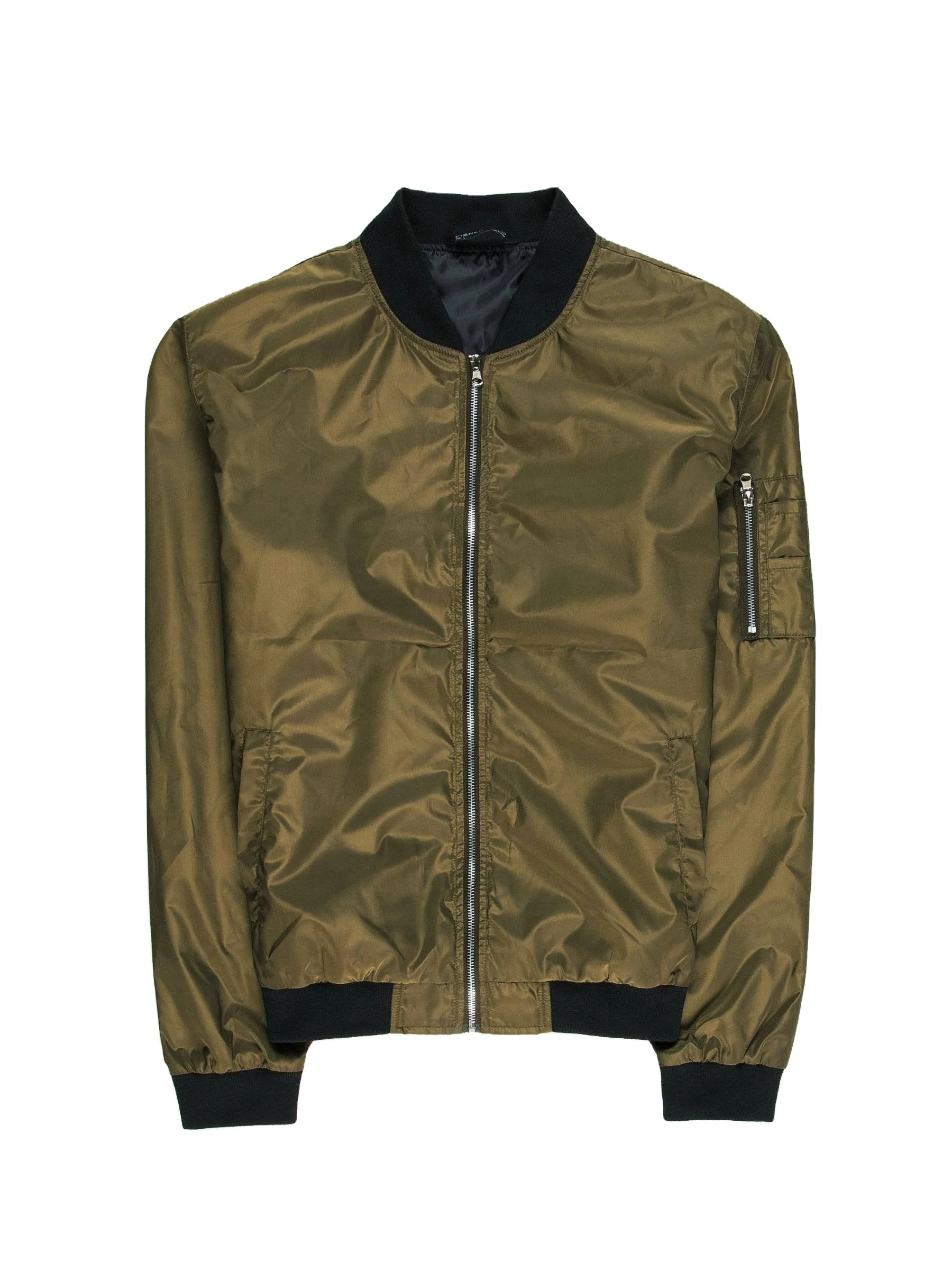 New Custom Unisex MA1 Flight Pilot Jacket Winter Satin Wool Padded Classic Bomber Style Fur Decoration Leather Polyester Fabric