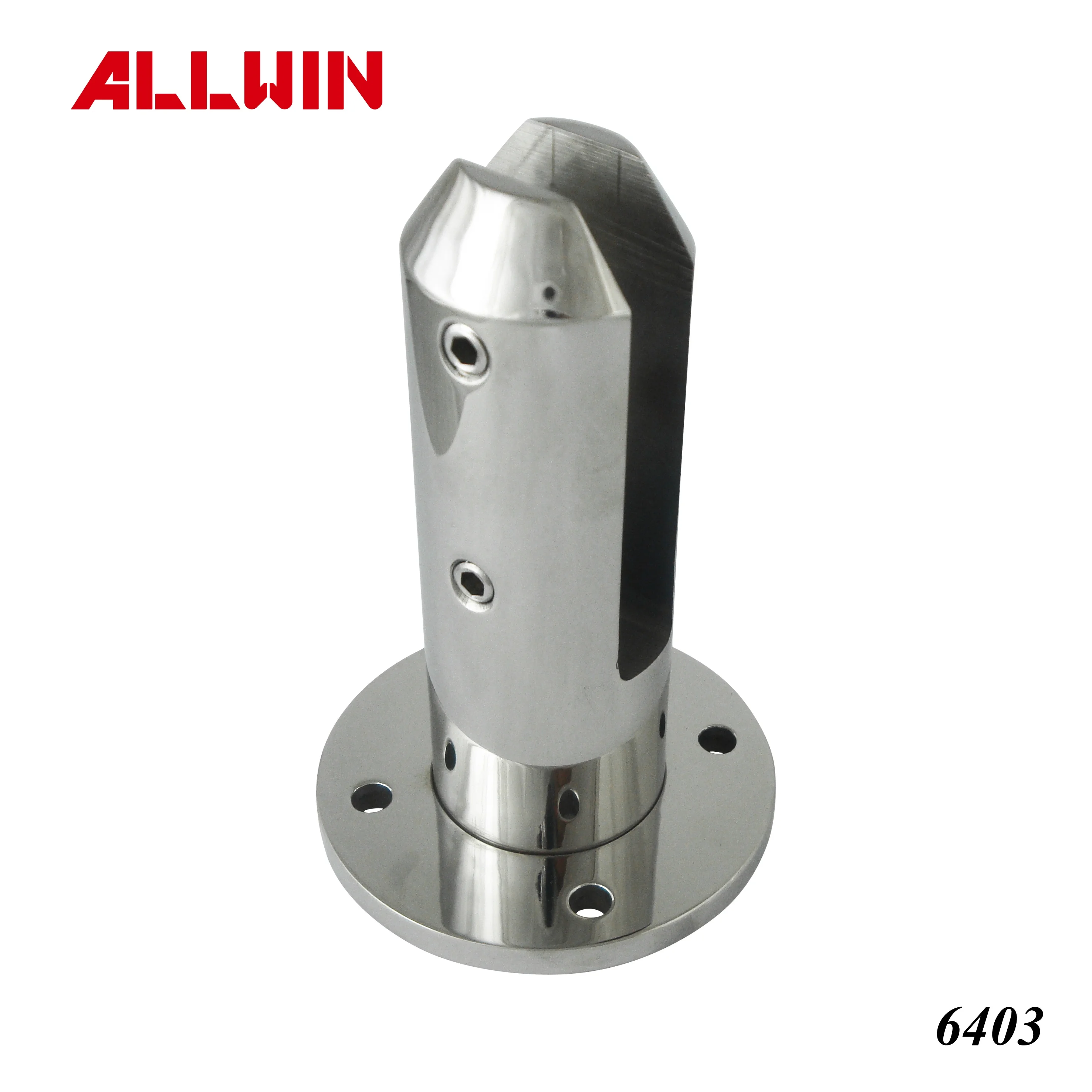 2205 Stainless Steel Floor Mounted Square Glass Spigot