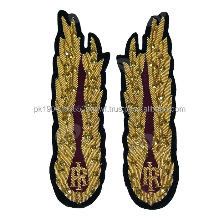 Embroidered badge Alamari State italy Police Commissioner