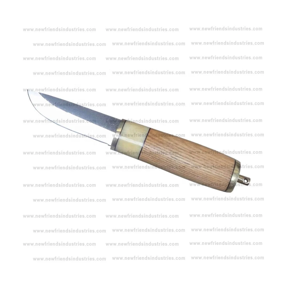 Top Seller Forged High Carbon Steel Blade GOTLAND VIKING KNIFE, Hunting Knife Bone Handle With Brass Bolsters & Leather Scabbard