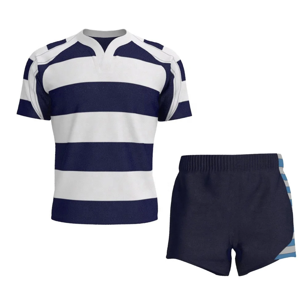 high quality full custom sublimated rugby uniform printing rugby shirts short sport wear wholesale cheap price club rugby
