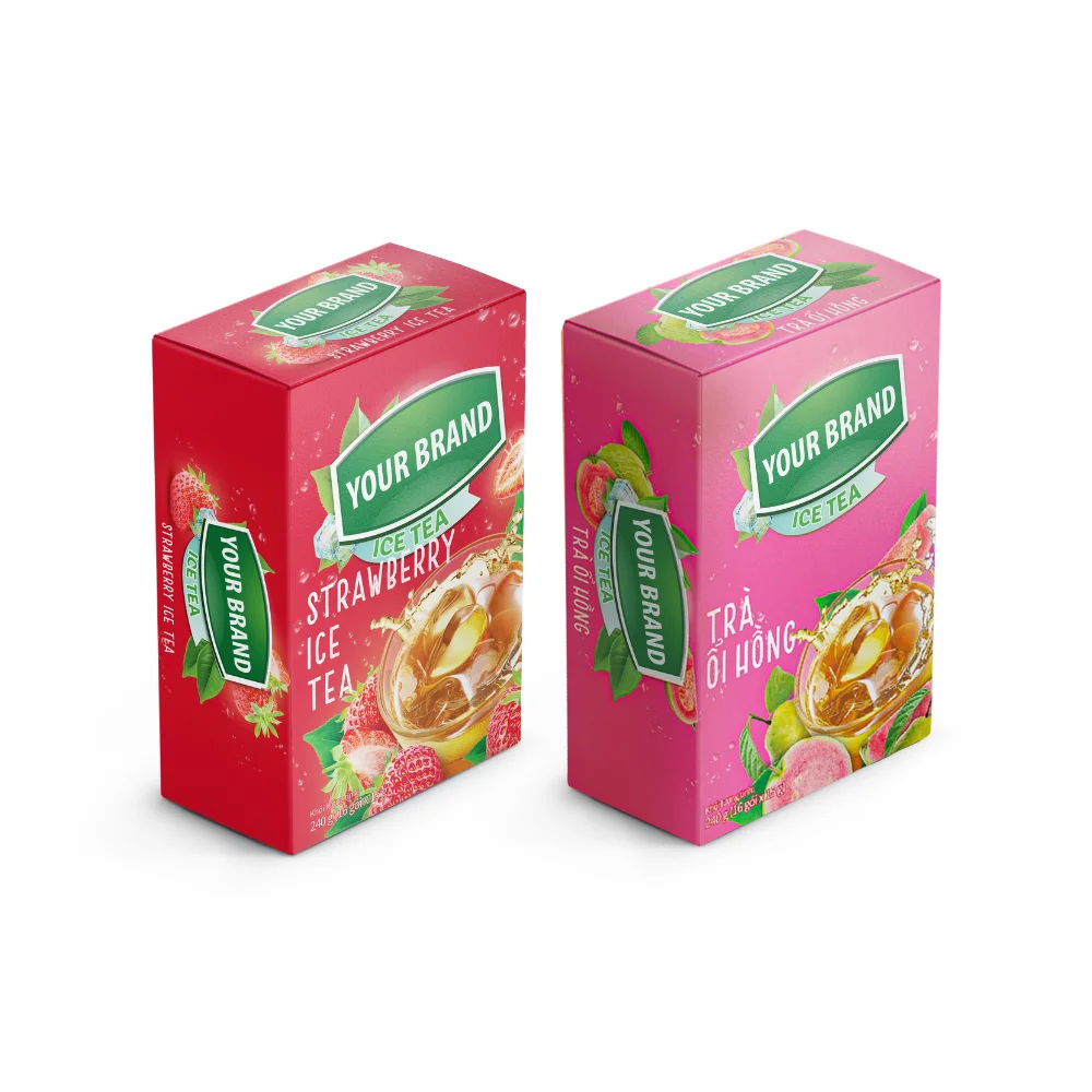 Услуги Private Label passy Fruit ледяной чай порошок смешанный энергетический 10 18 пакетиков в коробке розовый напиток Из Гуавы