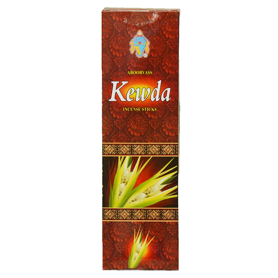 Latest Product Kewda Agarbathi Handmade Joss Sticks Long Burning Incense with Aromatic Charcoal Material
