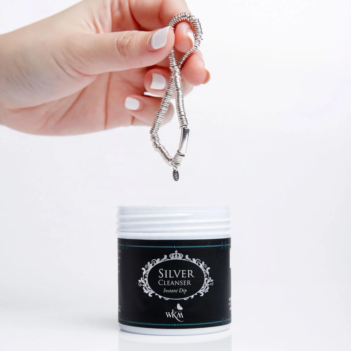 Special Formula Silver Liquid Cleaner no cyanide contained size 70 ml with small bottle and basket