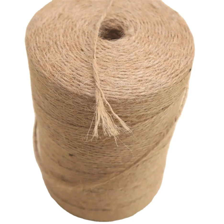 Best Price Wholesale 100% Nature Jute Yarn Single Ply Tossa CB Quality Yarn From Bangladesh