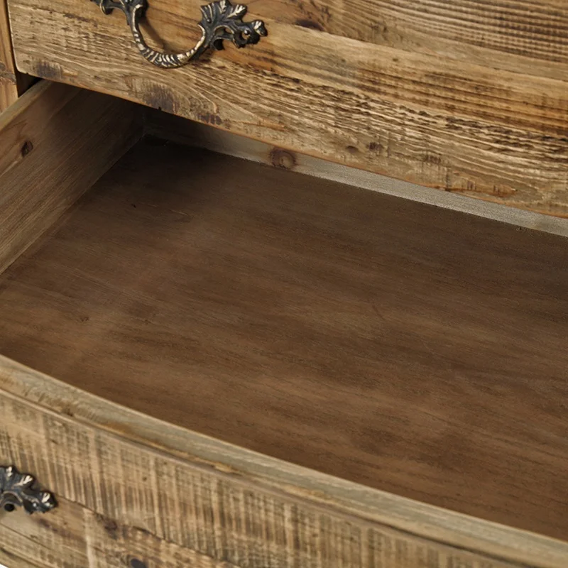
Reclaimed Pine French Luxury chest of Drawer For Bedroom/Living Room Furniture Rustic Distressed 