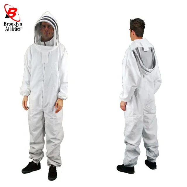 Best Quality Cotton Polyester Beekeeping Suit Beekeeping Equipment Bee Protection Hooded Suit Heavy Duty Bee Suit