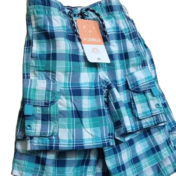 Manufacturing Leftover Garments Surplus Overrun Apparels Boys Adults Swimming Short Quick Dry Trunks Branded Labels Changeable