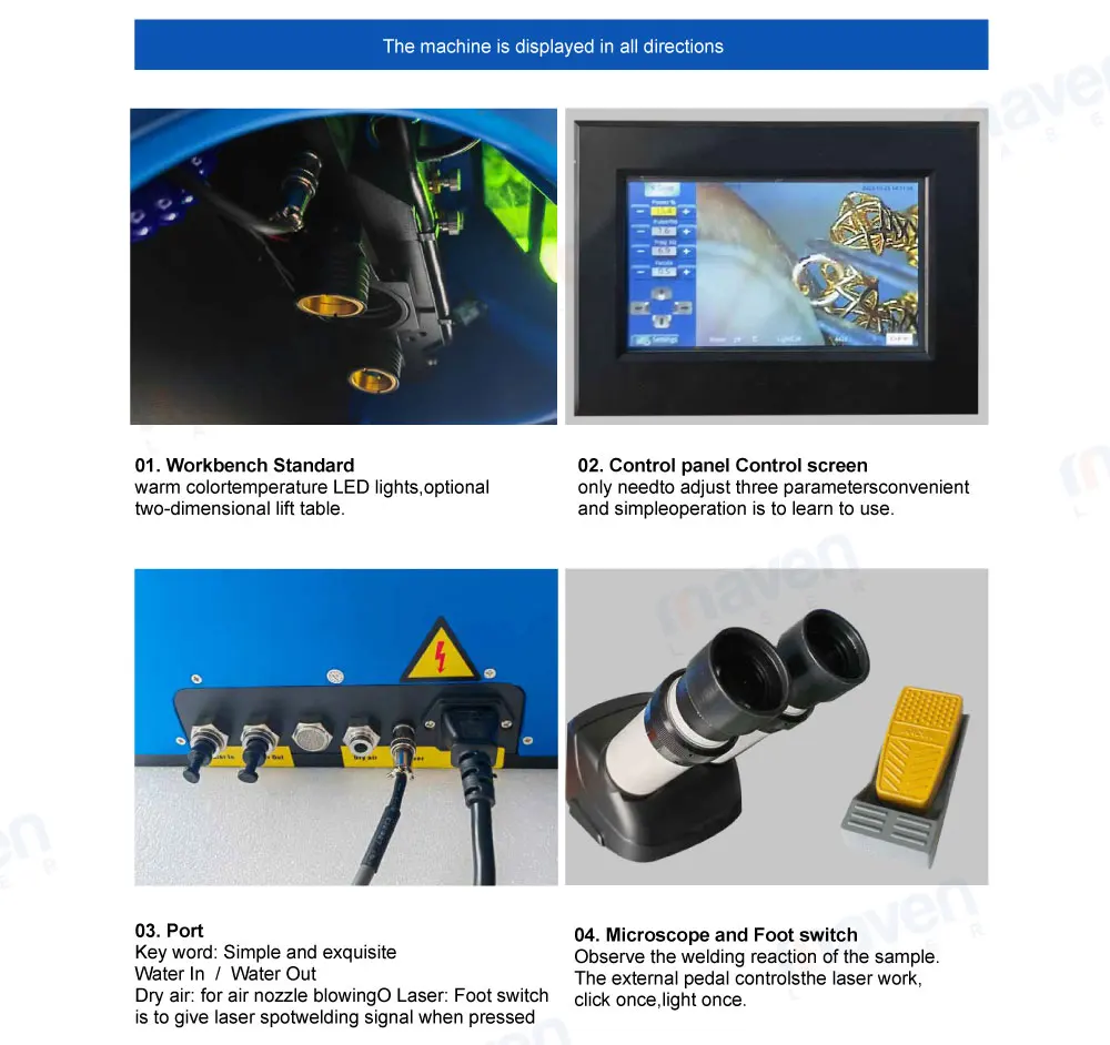 Mini 100W 200W Laser Table Spot Welder Machine Desktop Laser Cutting Welding Machine for Jewelry Metal gold silver Soldering