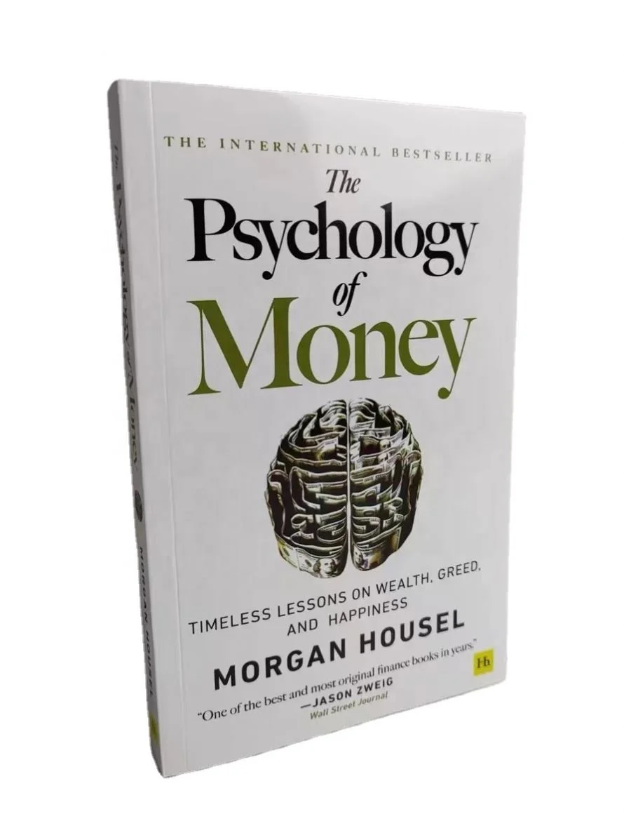 Perfect binding The psychology of money educational custom novel English learning books for adults stock book wholesale